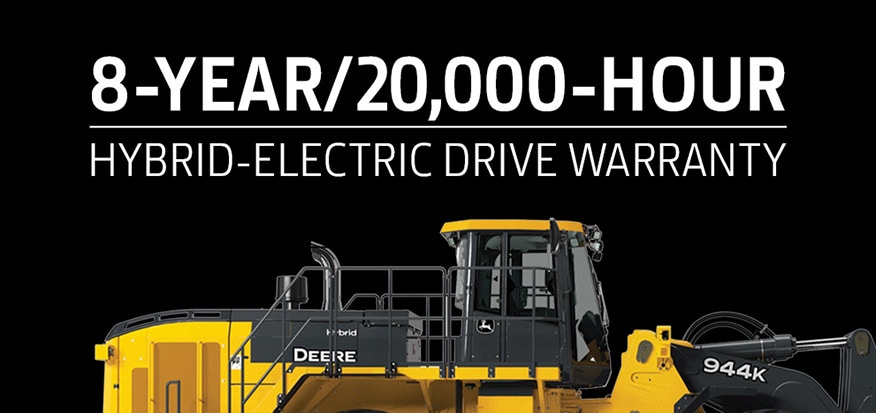 8-year 20,000 hour hybrid-electric drive warranty