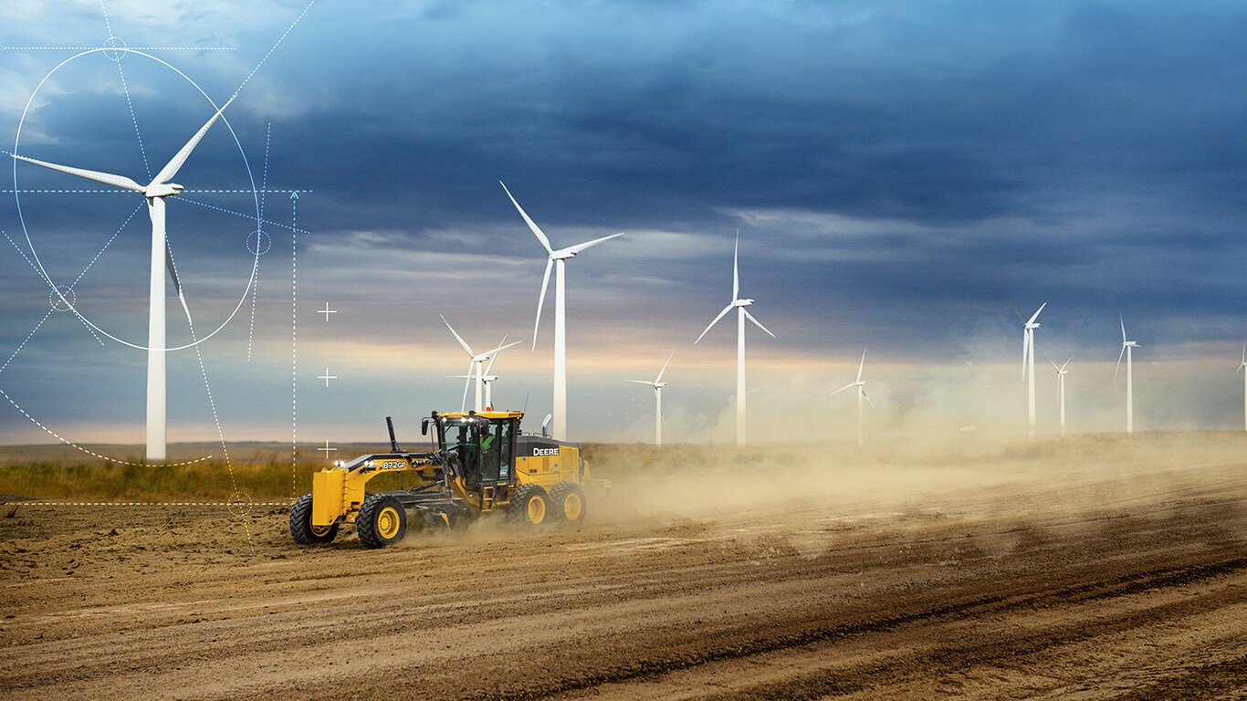 John Deere 872GP Motor Grader