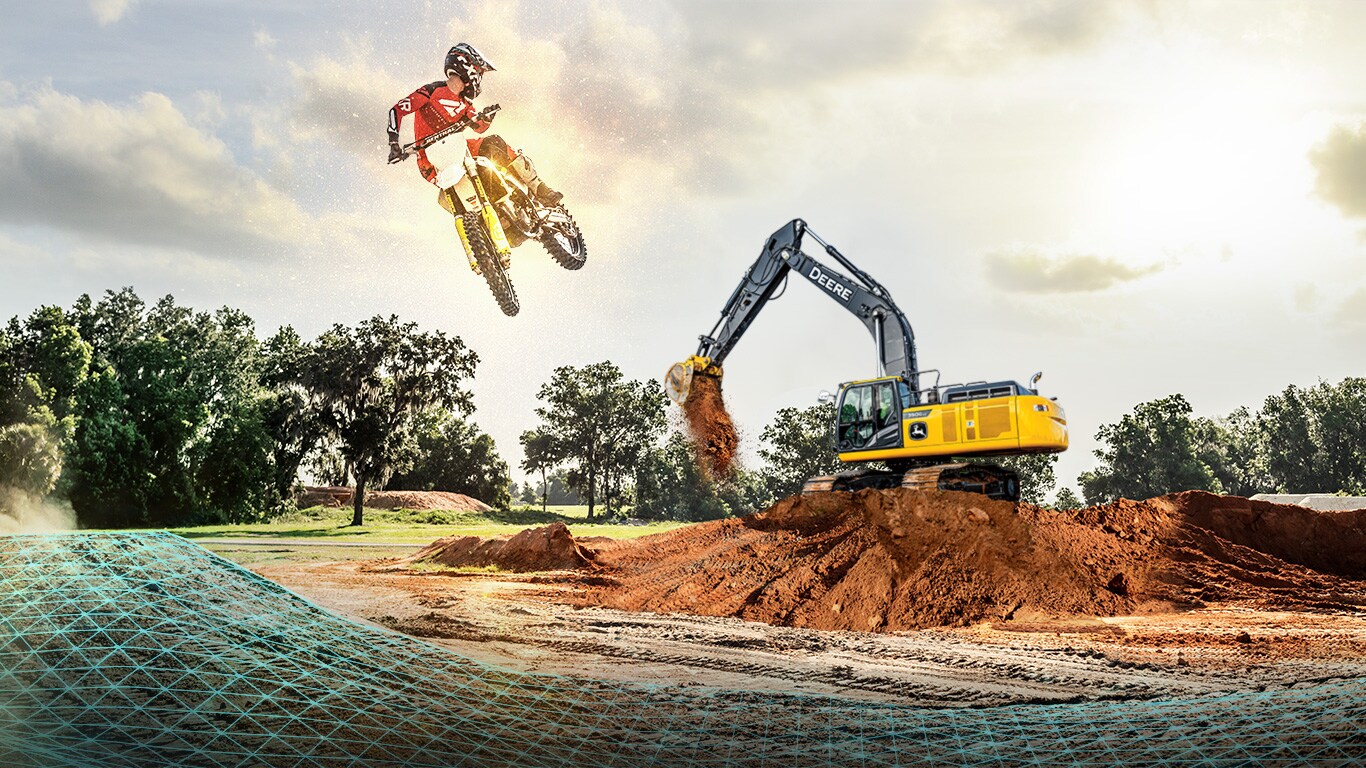 John Deere 350G LC SmartGrade Excavator