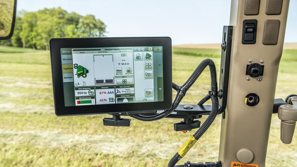 Image of G5e Monitor in Cab of Tractor