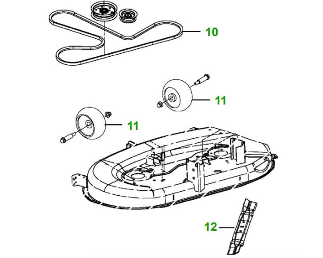 LA115 42in. Edge Mower Deck