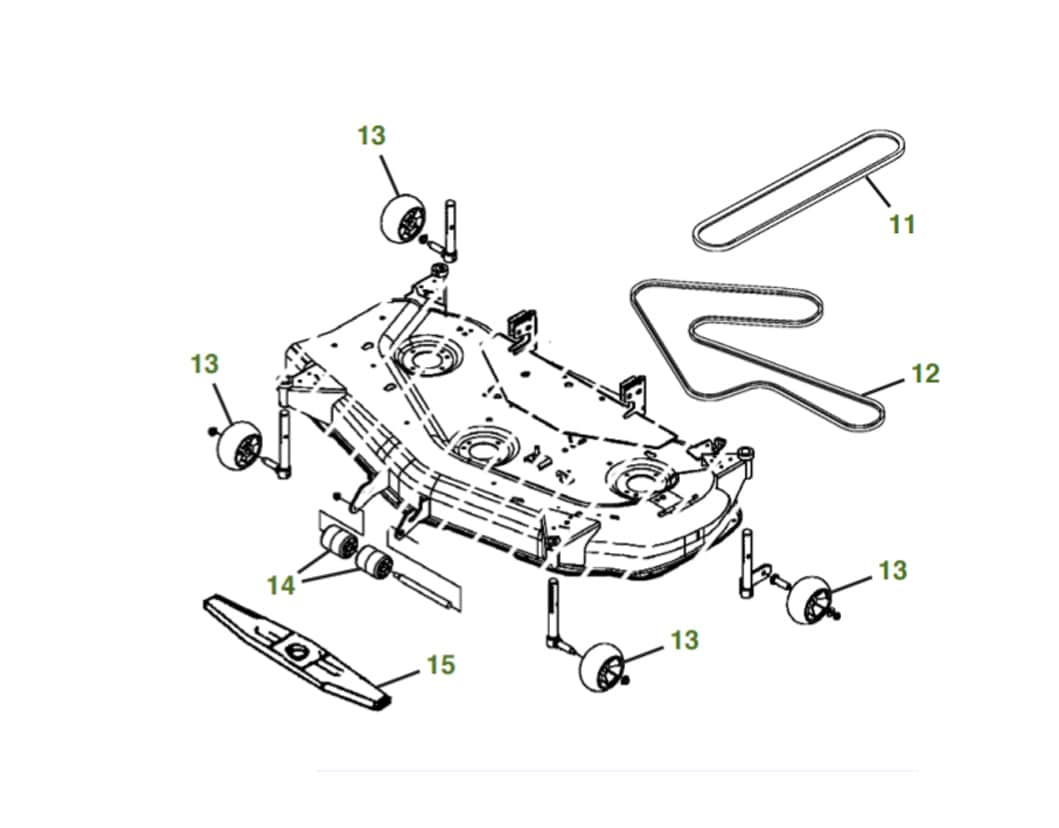 48" Rotatable Mower Deck