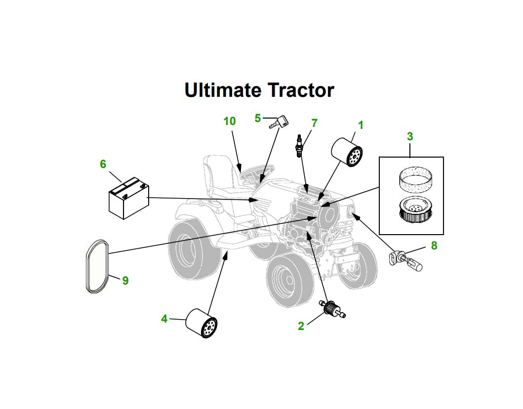X728 62" Lawn Tractor