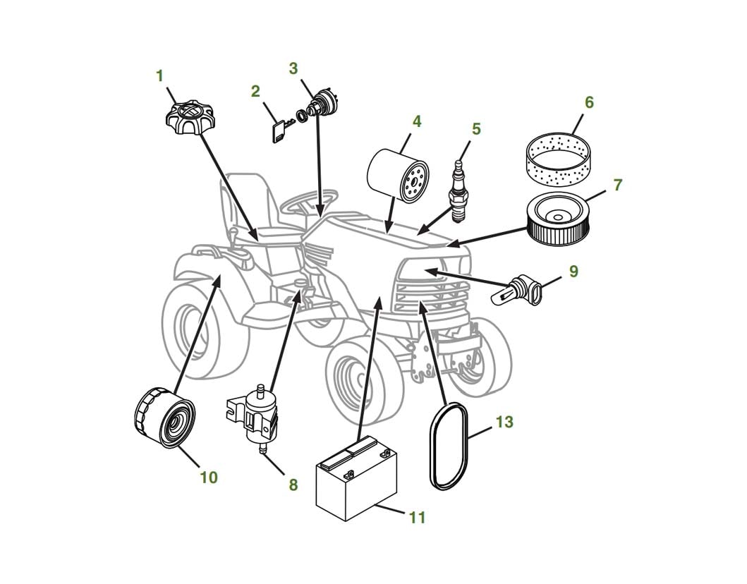 X734 Lawn Tractor