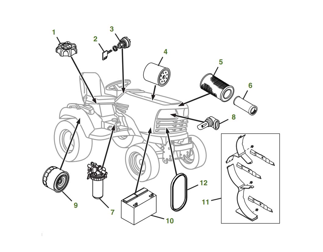 X758 Lawn Tractor