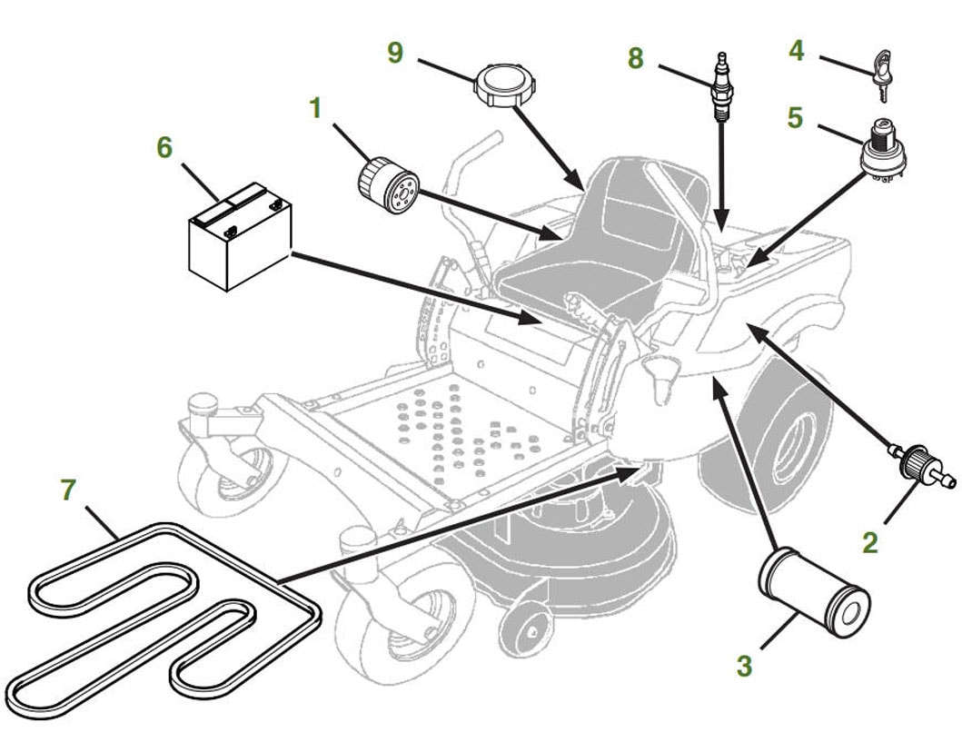 Z435 Residential Ztrak Zero Turn Mower