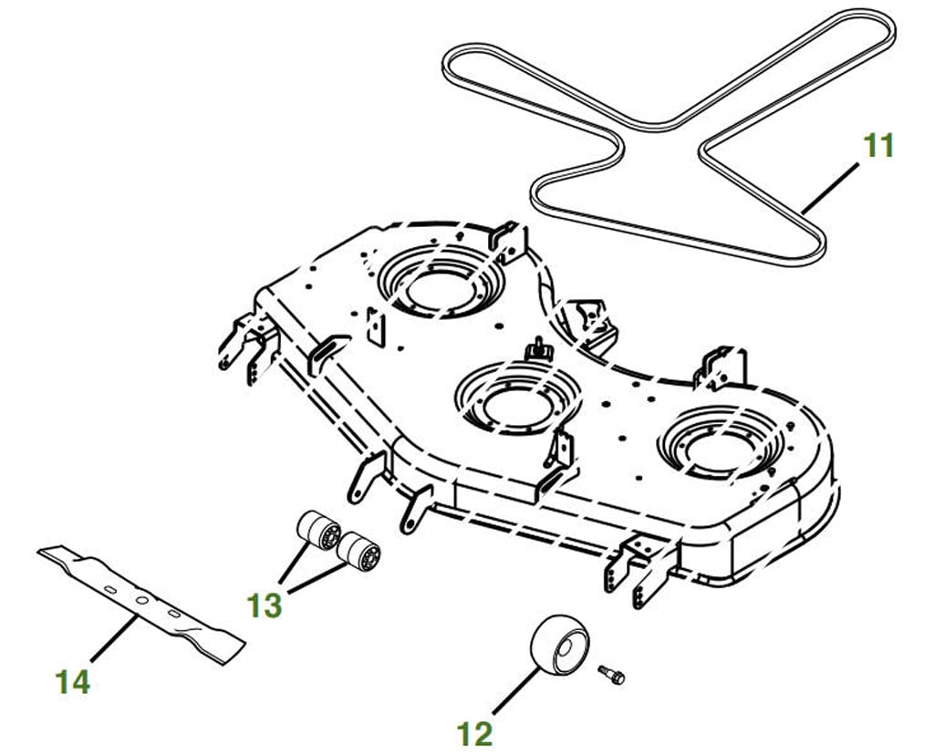 48" High Capacity Mower Deck