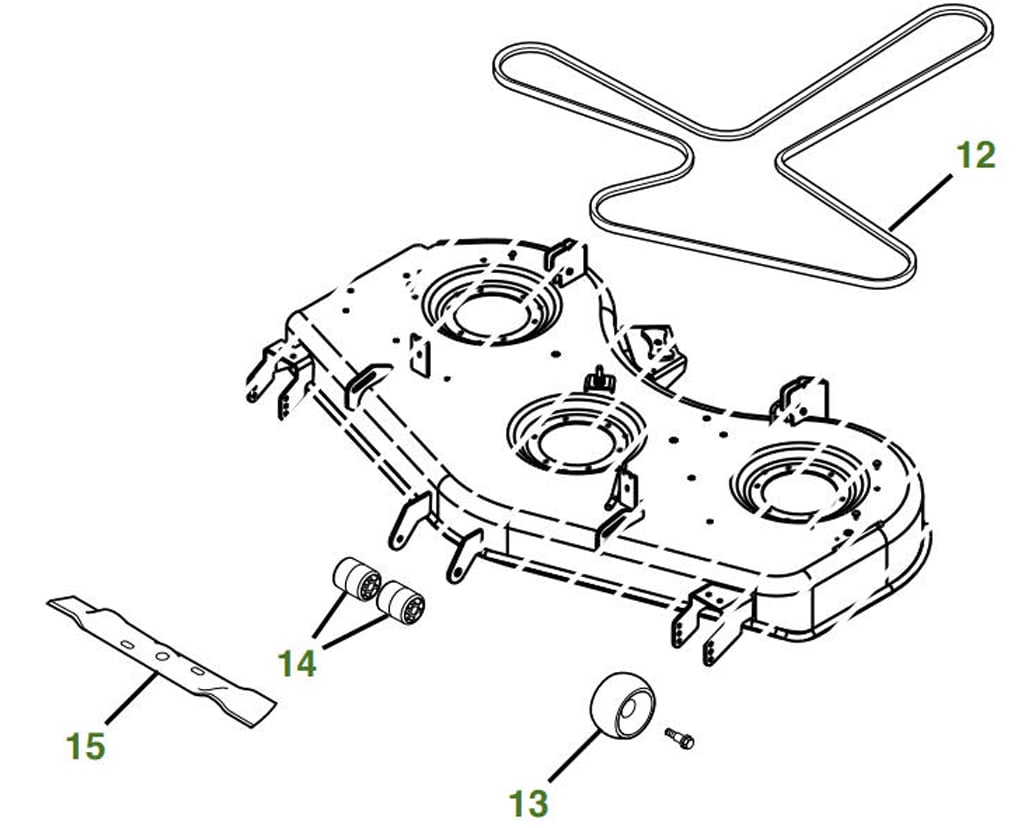 54" High Capacity Mower Deck