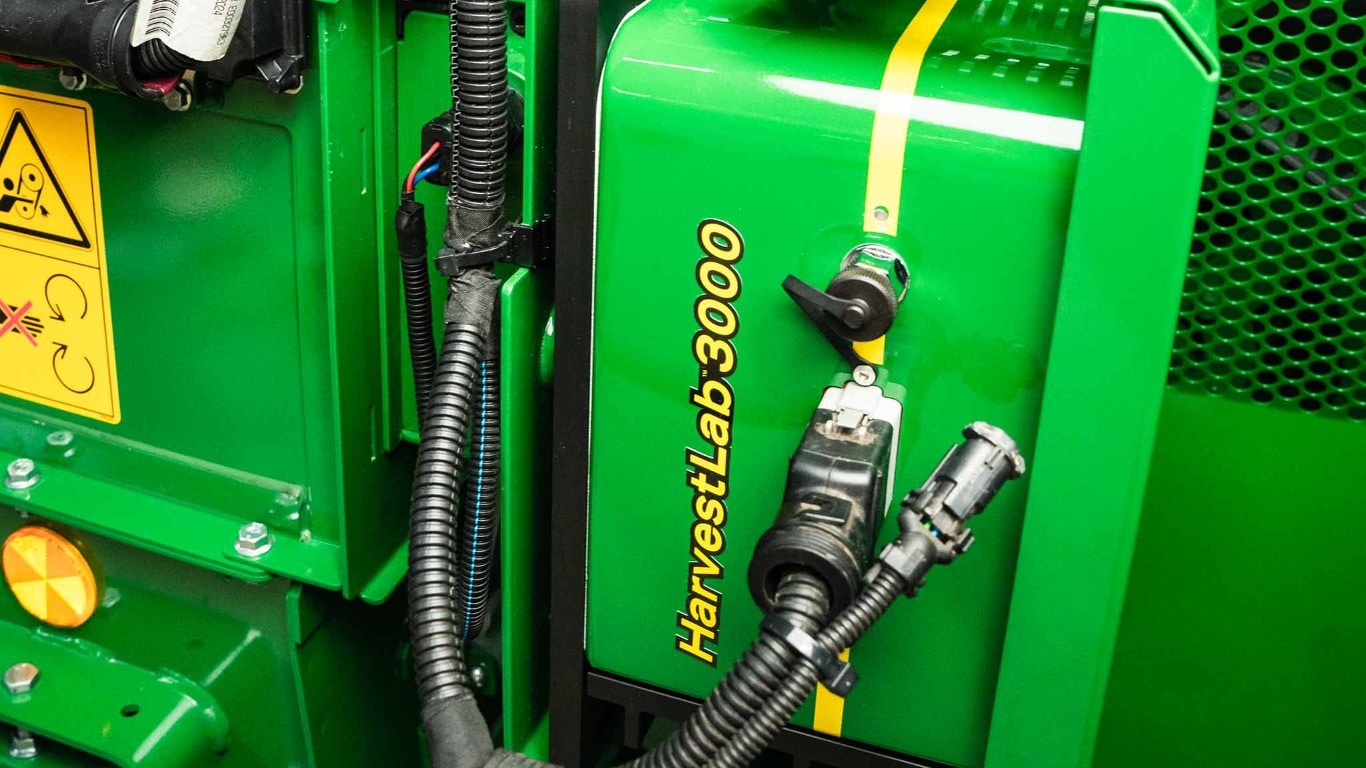 Close-up view of HarvestLab 3000.