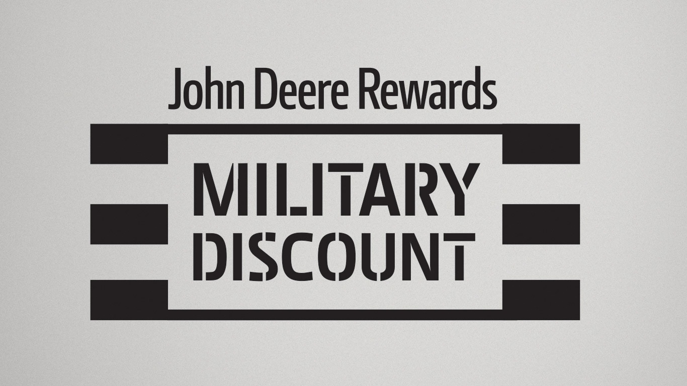 Inscription à Récompenses John Deere pour les militaires