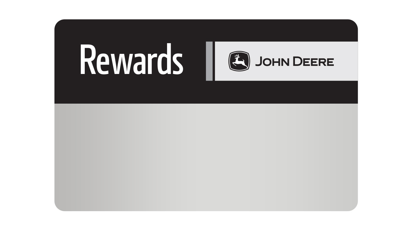 John Deere Rewards membership card