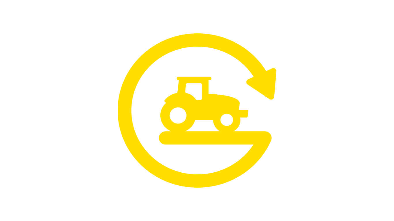 Icône de tracteur
