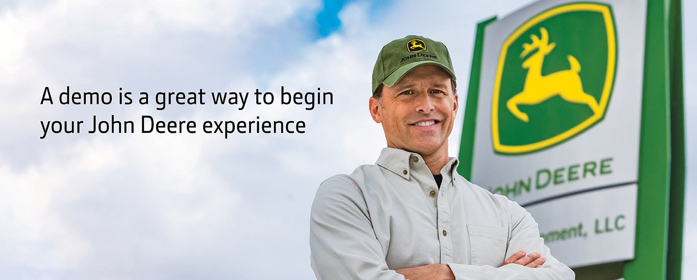 A demo is a great way to begin your John Deere Experience