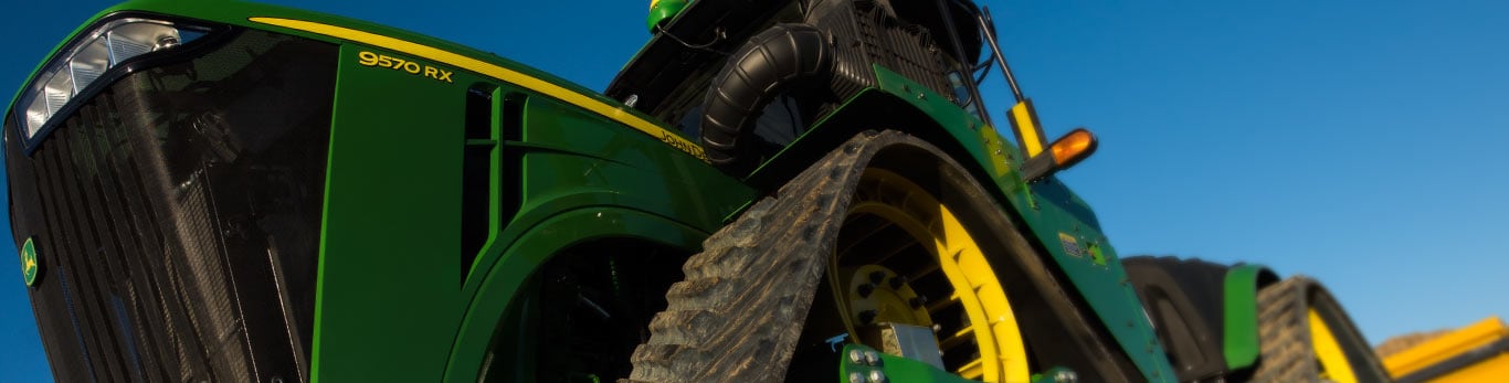 Tractor close-up photo for used equipment