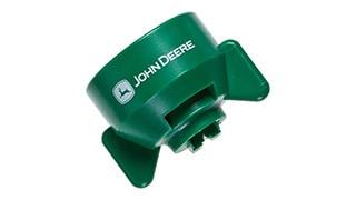 A green spray nozzle tip.