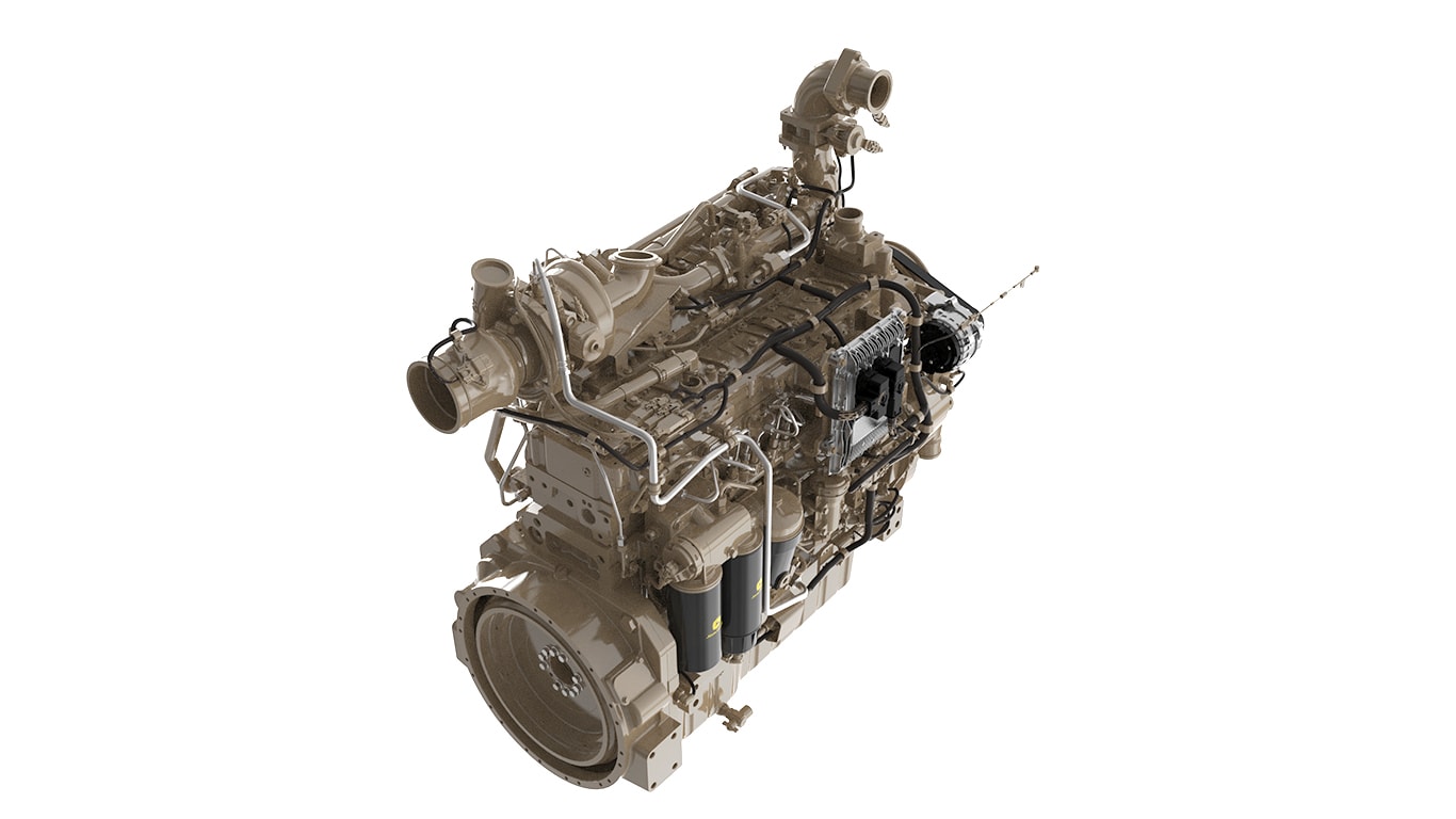 Studio shot of Genset OEM engine