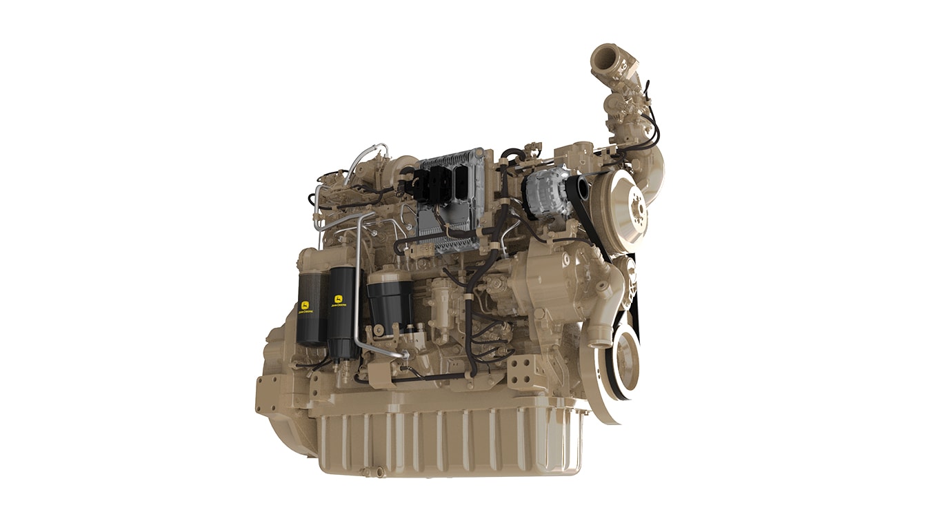 Studio shot of Genset Power Unit OEM engine