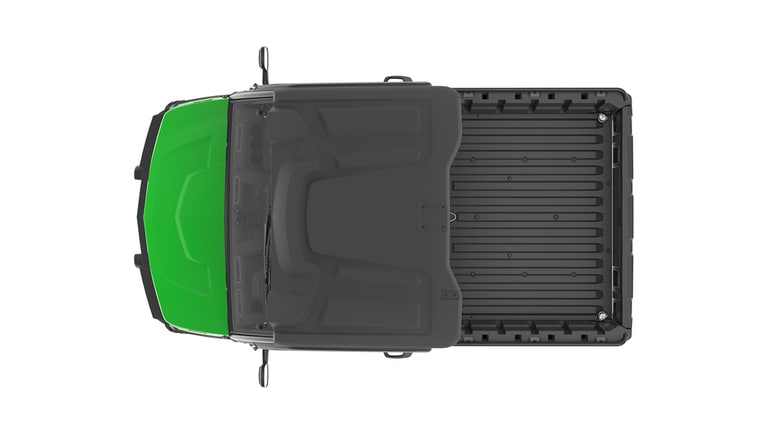Image prise en studio d'un véhicule XUV 845M vu du dessus
