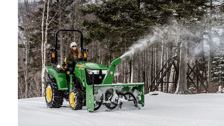 Snowblower attachment for lawn tractor online