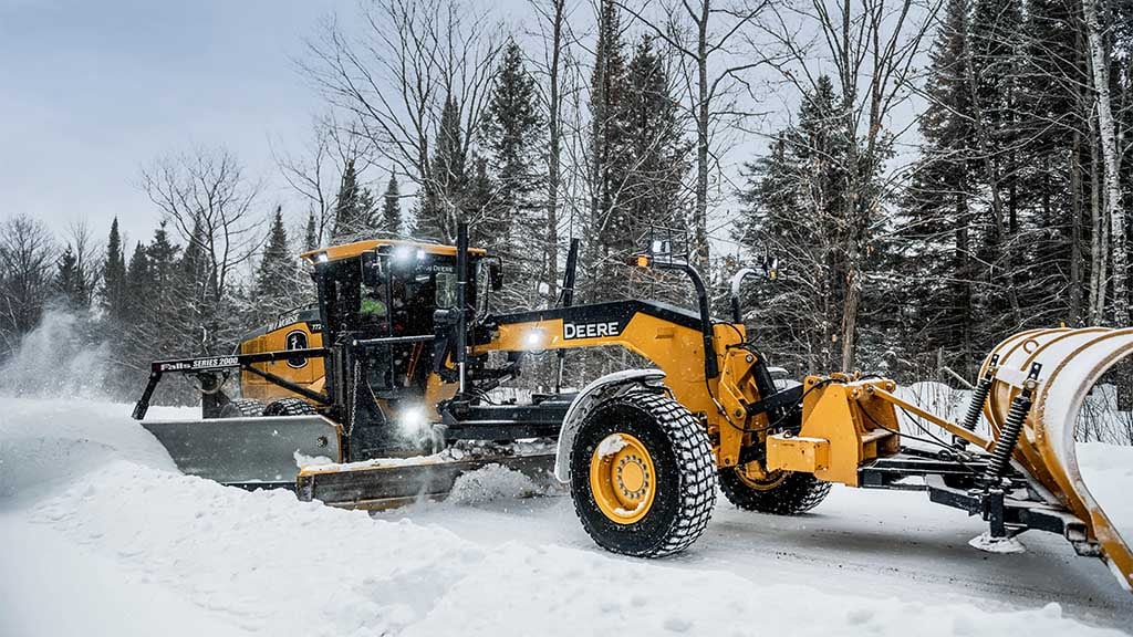 John deere lawn tractor snow plow attachment online