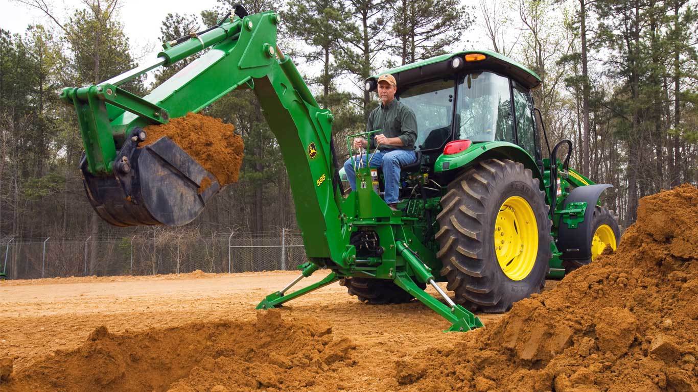 Backhoes For Compact And Utility Tractors 595 Backhoe John Deere Ca