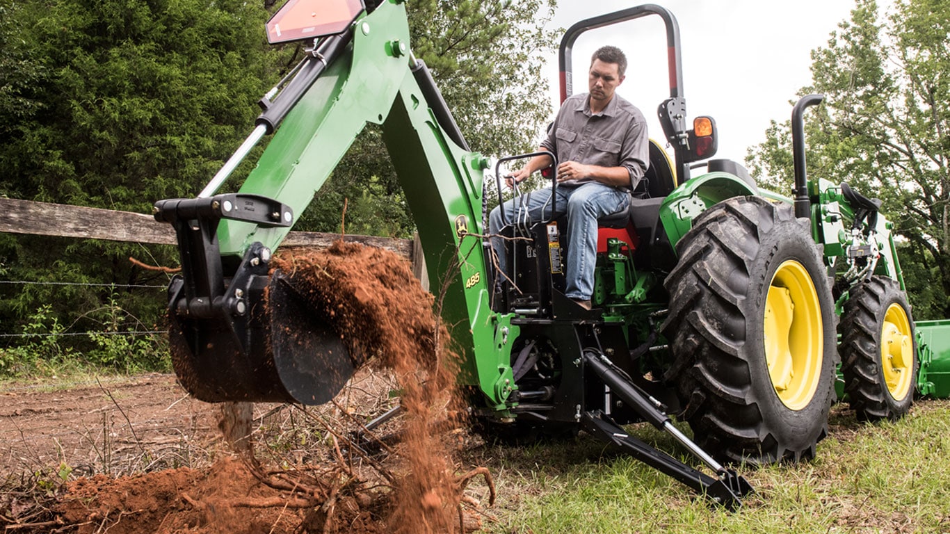 Pelles rétro pour tracteurs utilitaires et compacts