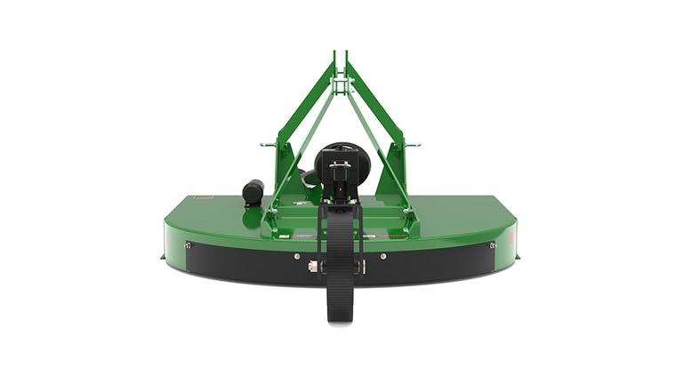 Photo en studio d'un coupe-rotor RC2060 vert orienté vers l'arrière sur un fond blanc.