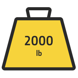 icône de 907 kg (2 000 lb)