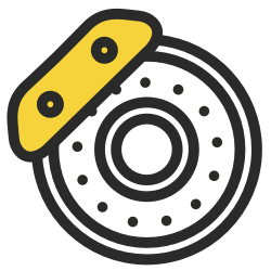 Hydraulic brake icon