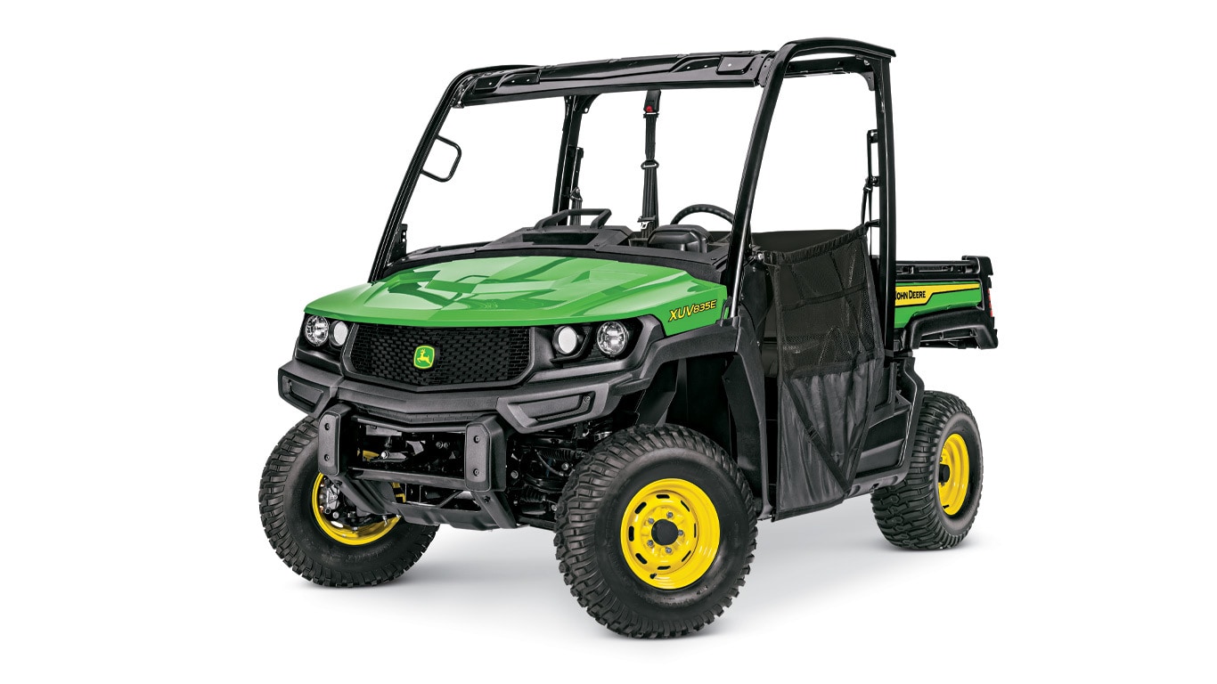 Studio image of a XUV835E Gator Utility Vehicle