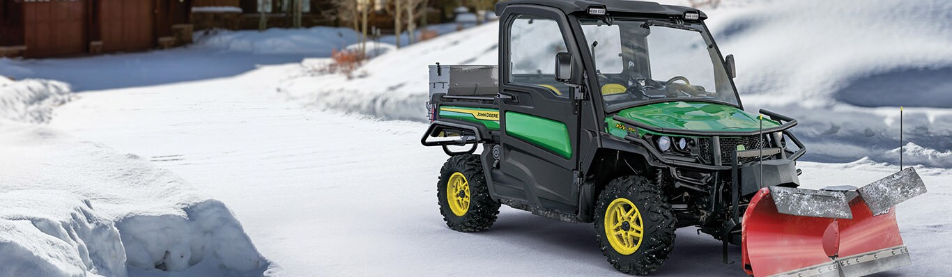 Gator Utility Vehicle with snow blade