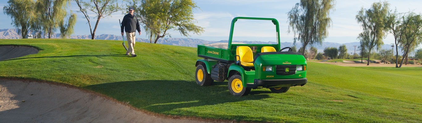 specialty tractor in the field