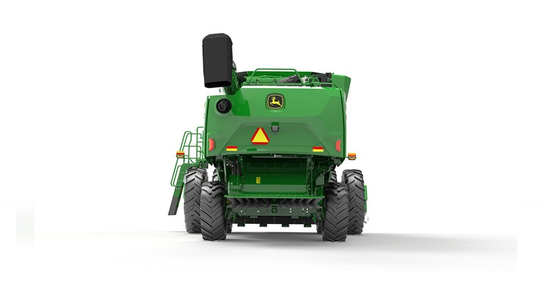 Photo of a S7 600 Combine with a draper head on a white background
