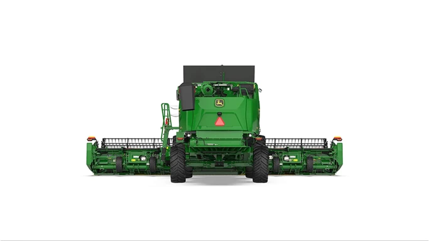 Image studio du arrière de la moissonneuse-batteuse T6 800