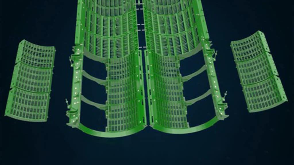 Gros plan des contre-batteurs Tru-Thresh