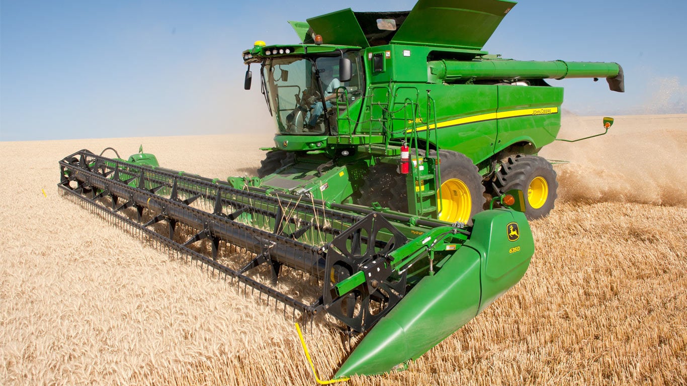 Grain Harvesting | 740FD HydraFlex™ Draper | John Deere CA