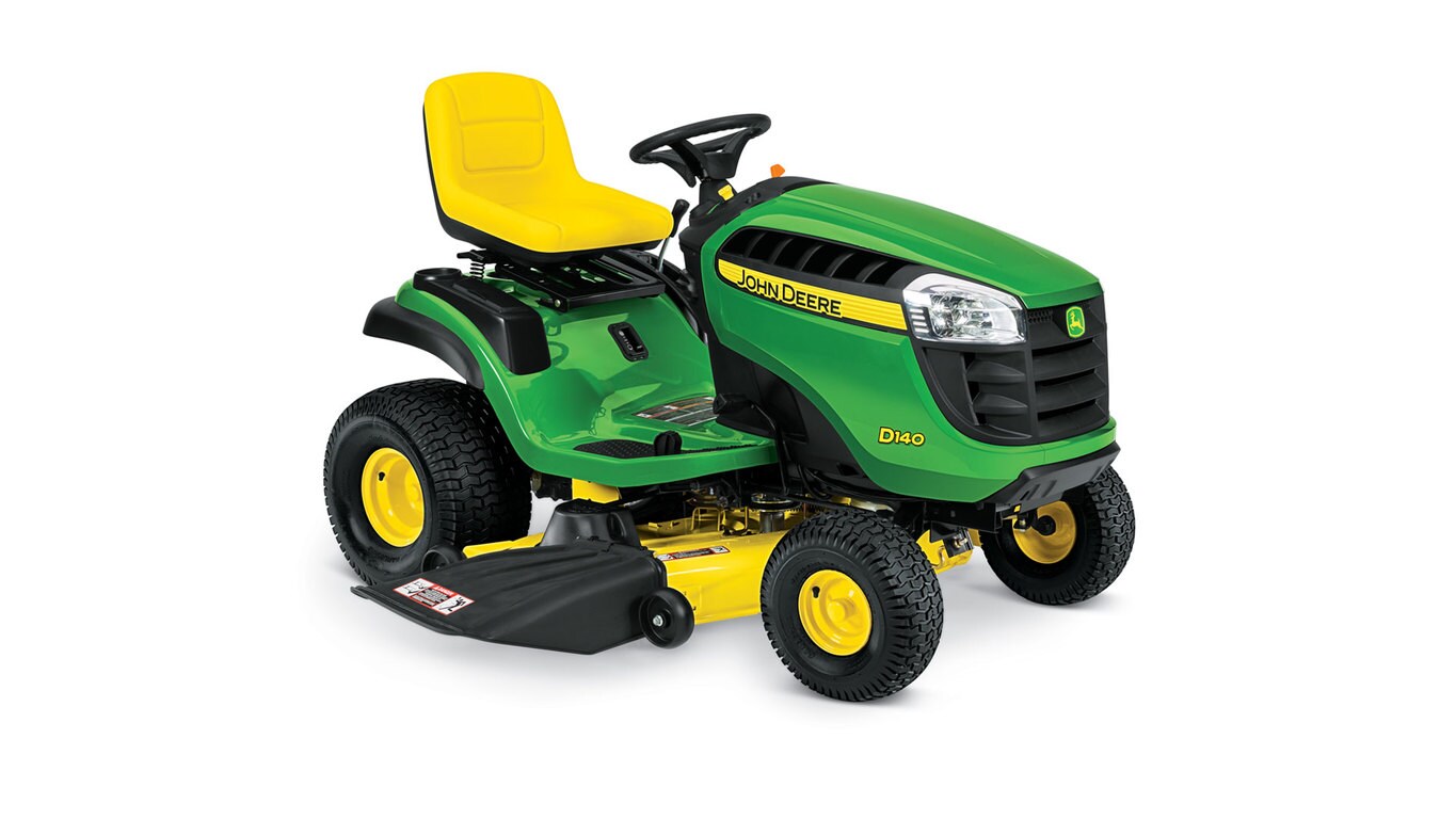 D140 mower clearance