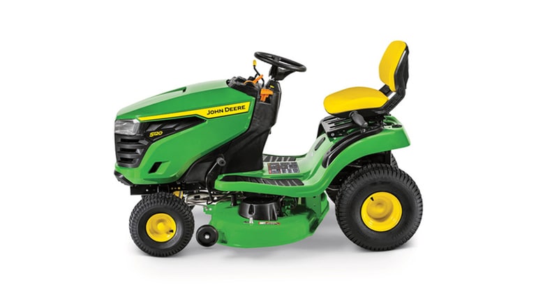 Studio image with a side view of a S120 mower