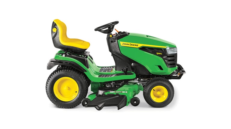Studio image with a side view of a S180 mower