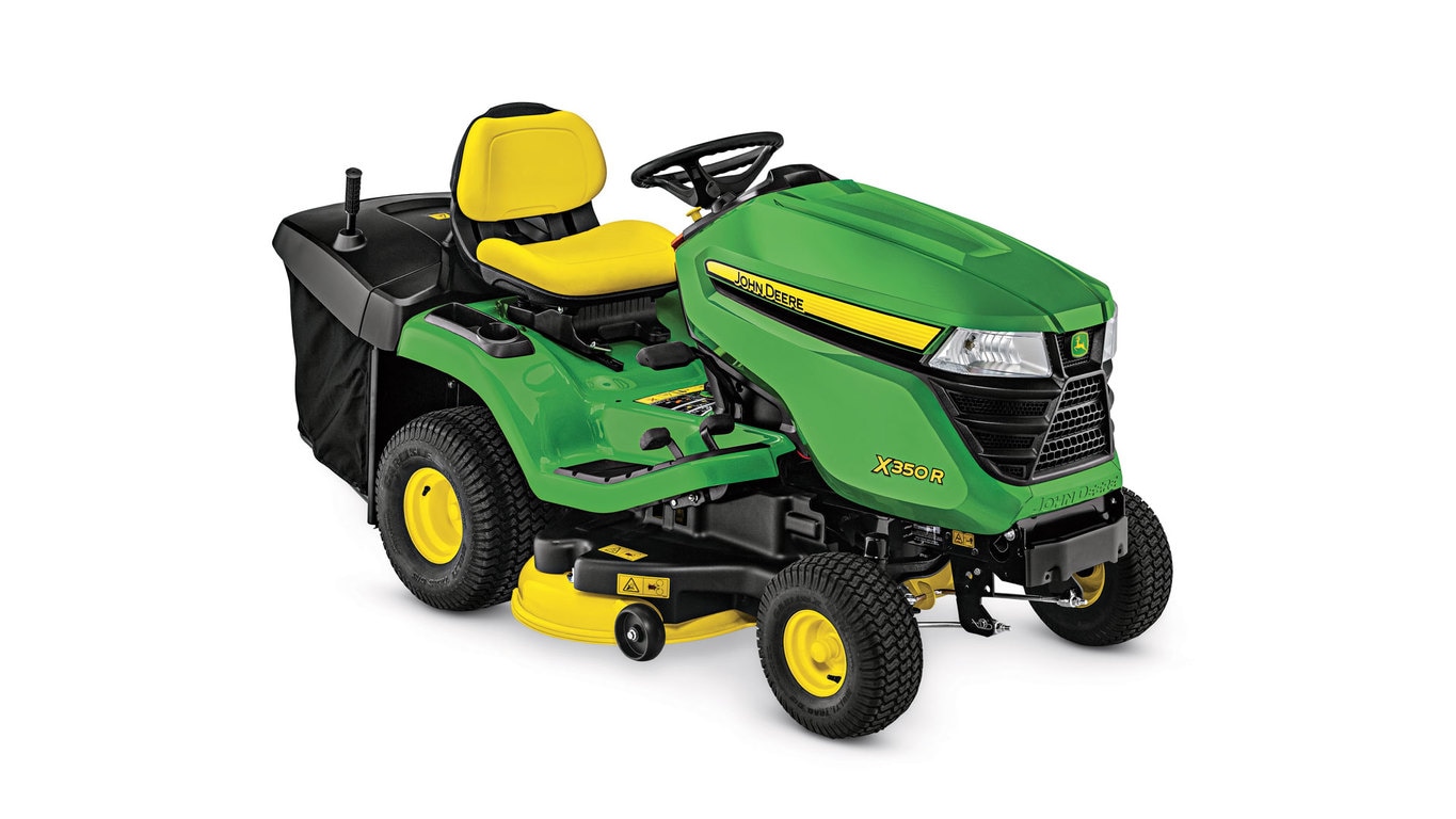 studio image of the X350R series lawn mower