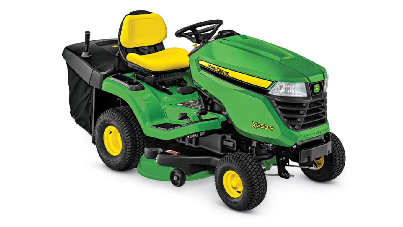 studio image of the X350R series lawn mower