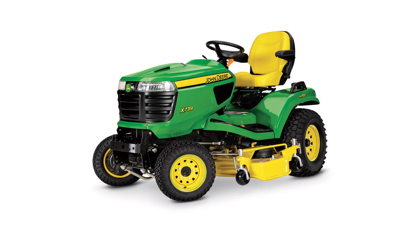 studio image of X739 signature series tractor
