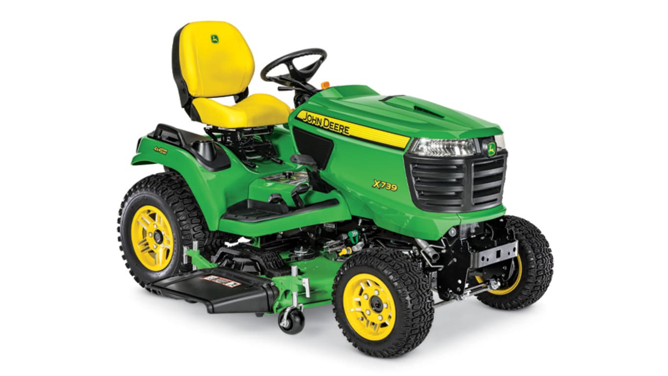 John deere deals la105 deck size