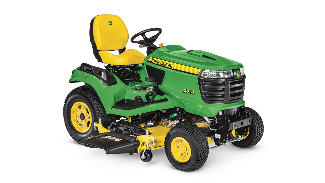 4 Wheel Steer Lawn Tractor Riding Mower X754 John Deere Ca
