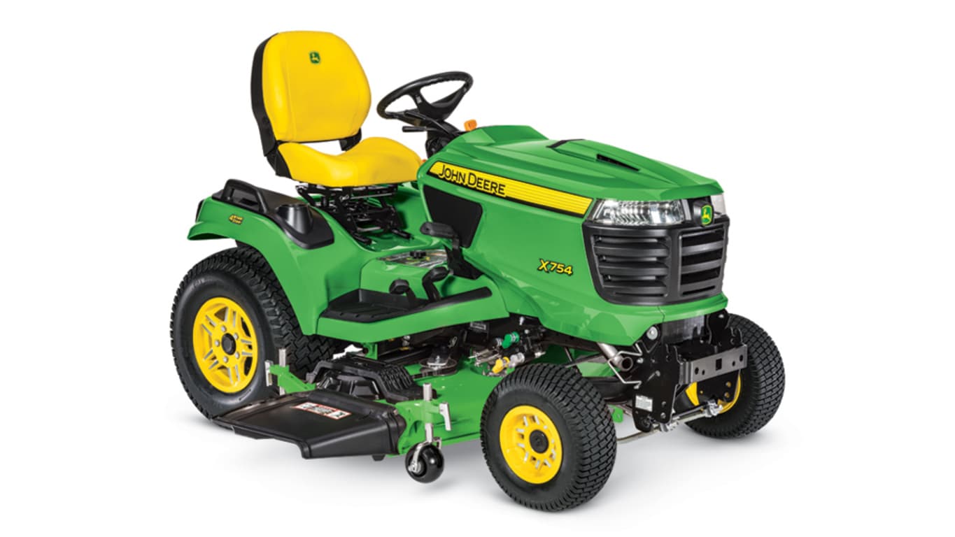 Studio image of x754 Lawn Tractor with 54in mower