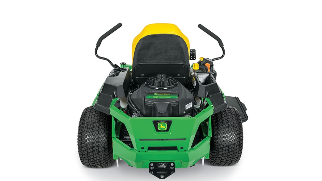 Studio image with a rear view of a Z330M mower