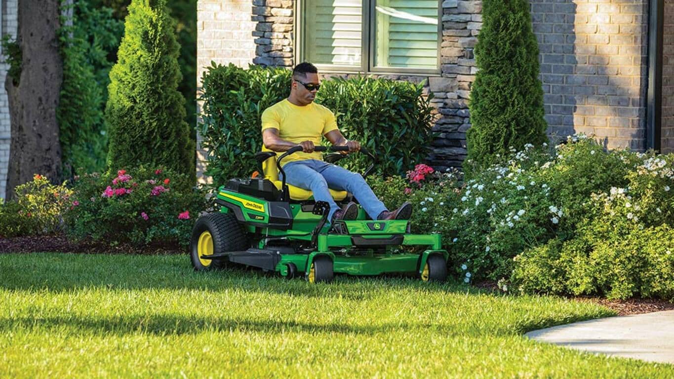 John deere mulching discount ride on mower