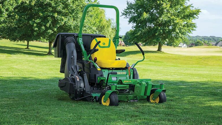 Field image of a Z530M mower in grass