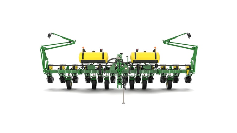Image studio d'un semoir de précision&nbsp;1765 à 31&nbsp;rangs vu de l'avant