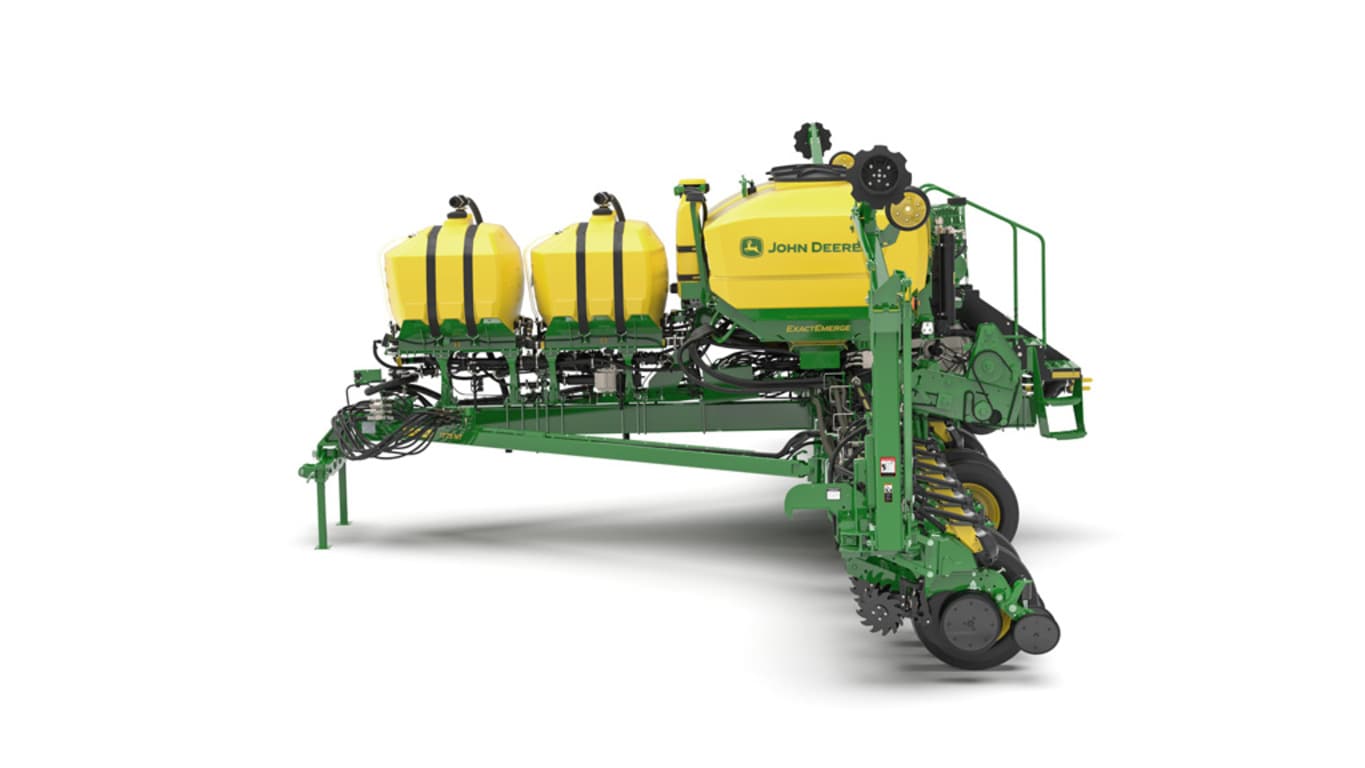 Image studio d'un semoir de précision&nbsp;1775NT à 16&nbsp;rangs vu de la gauche